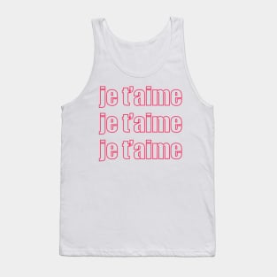 Je t’aime Tank Top